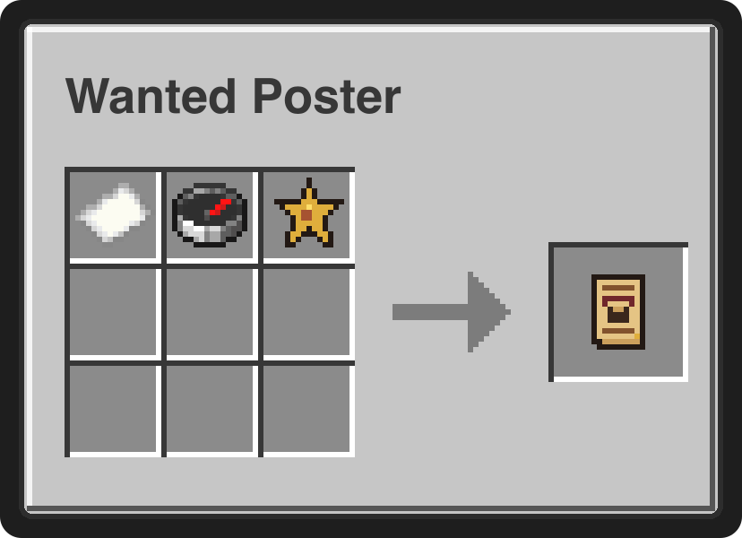 Wanted Poster recipe