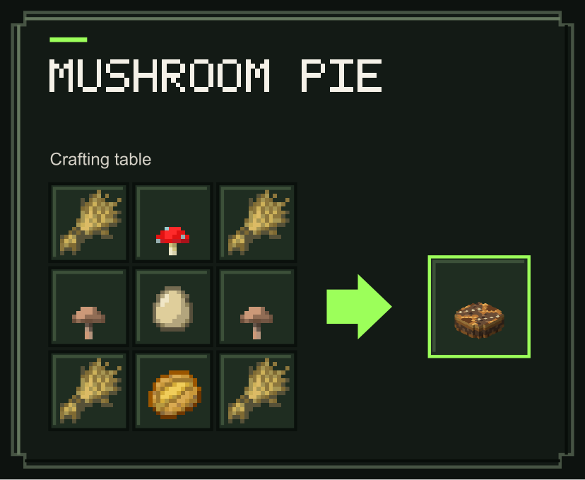 Mushroom Pie recipe