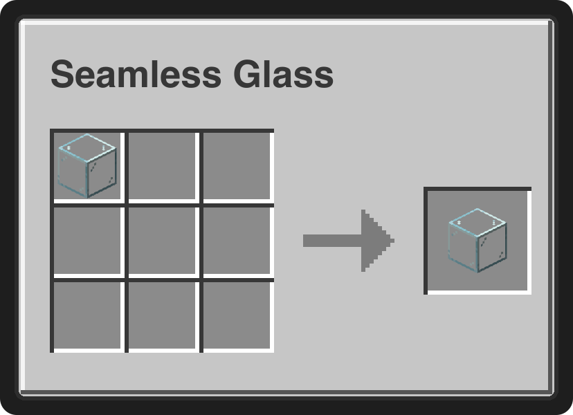 Glass to Seamless Glass recipe