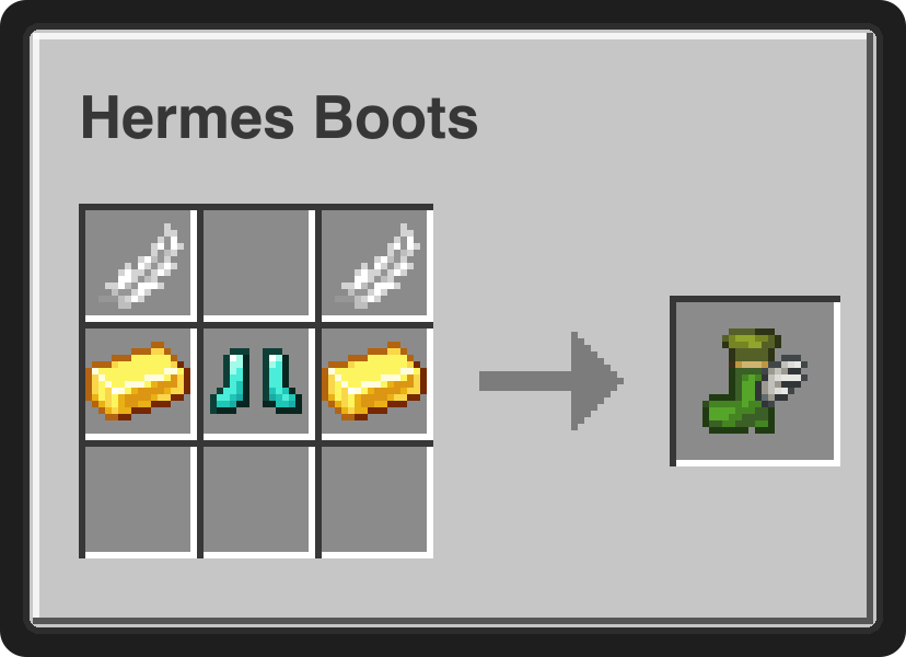 Hermes Boots (Diamond) recipe